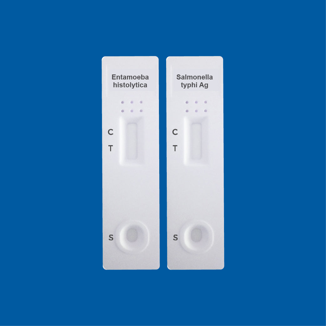 Kit de pruebas rápidas Entamoeba H. + Salmonella Typhi