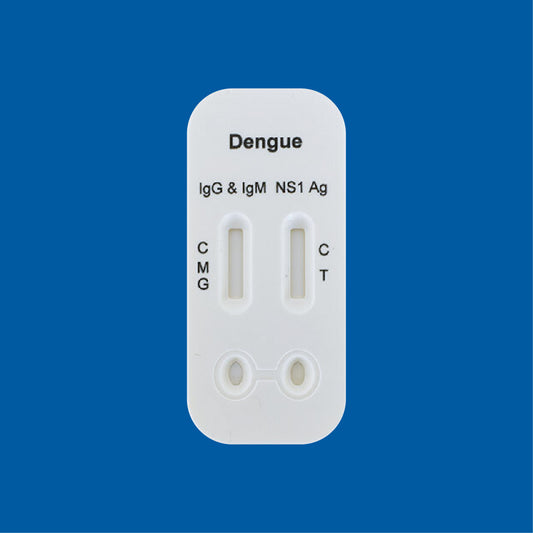 Prueba rápida de Dengue NS1, IgG e IgM