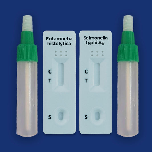 Kit de pruebas rápidas Entamoeba H. + Salmonella Typhi