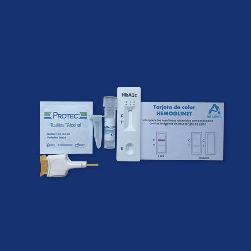 Prueba rápida de Hemoglobina Glicosilada HbA1c